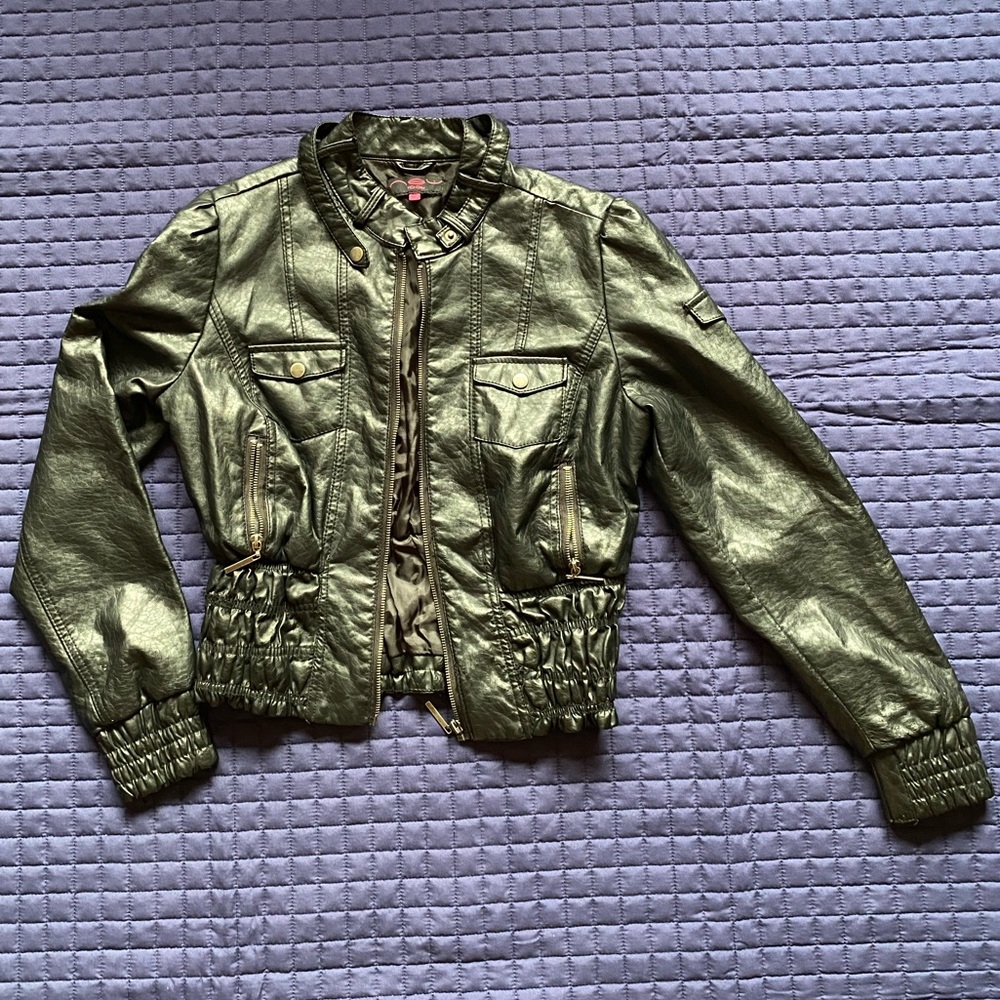 NEW LOOK black Leather Jacket